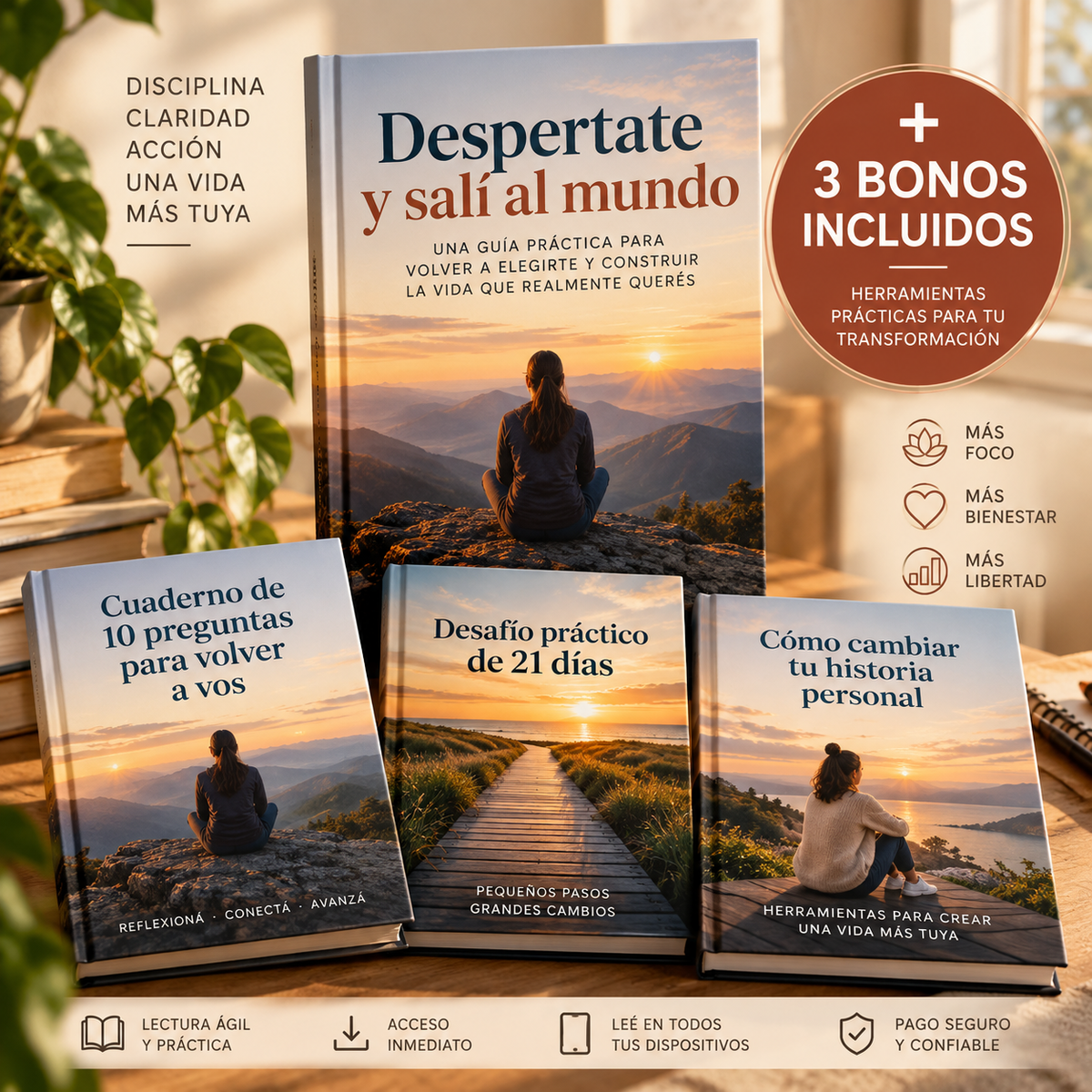 Despertate y salí al mundo: 21 días para volver a elegirte y empezar a construir la vida que querés